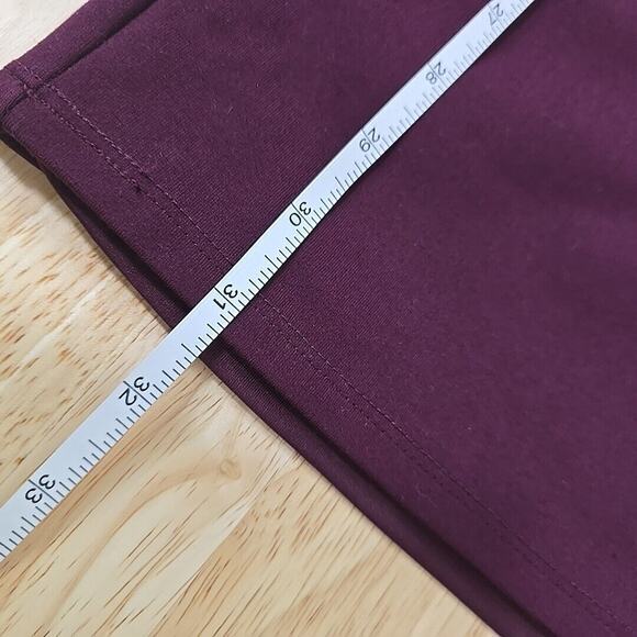 NWT‎ Halston Heritage Cold Shoulder Bodycon Dress Size XS Mesh Ponte Burgundy - Picture 6 of 12